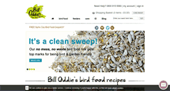 Desktop Screenshot of billoddiesbirdfood.co.uk